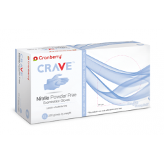 Cranberry Crave Nitrile ( Latex Free ) gloves Medium 200/box